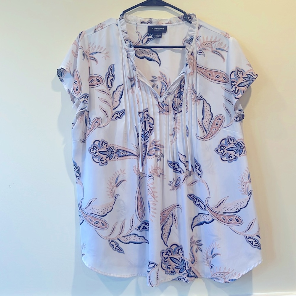 Polyester Dress Shirt top Large